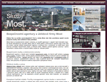 Tablet Screenshot of bezpecnost-uklid-most.cz